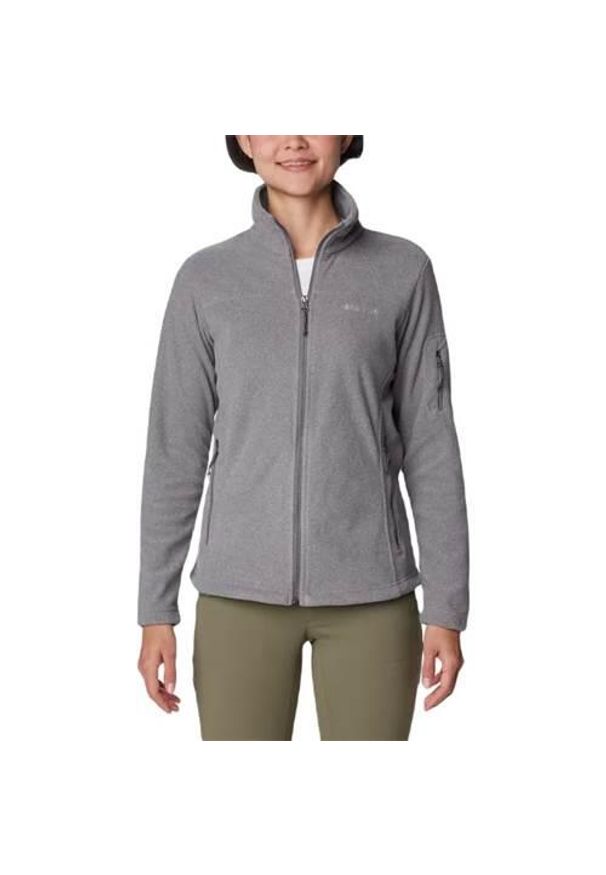 columbia - Bluza sportowa damska Columbia 1465351024. Kolor: szary. Materiał: polar
