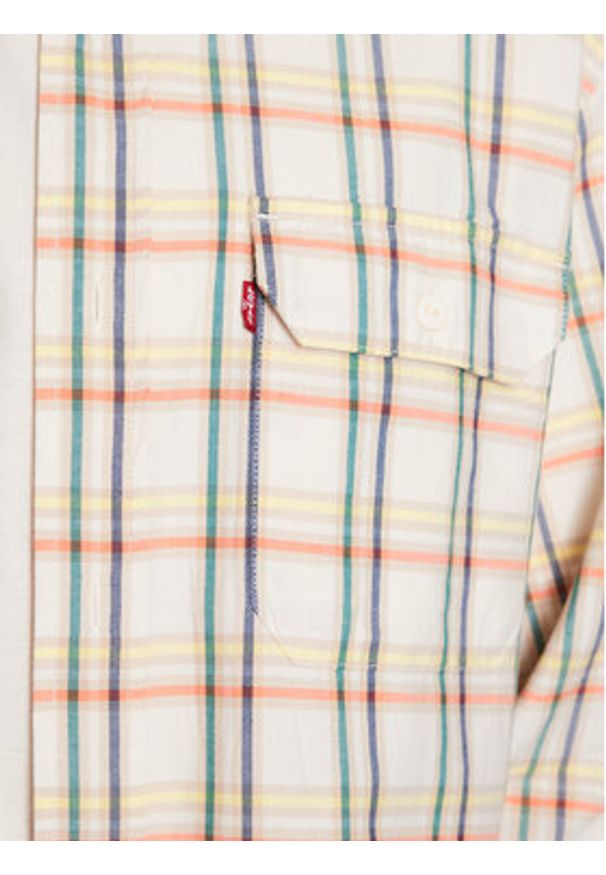 Levi's® Koszula 19587-0255 Beżowy Relaxed Fit. Kolor: beżowy. Materiał: bawełna