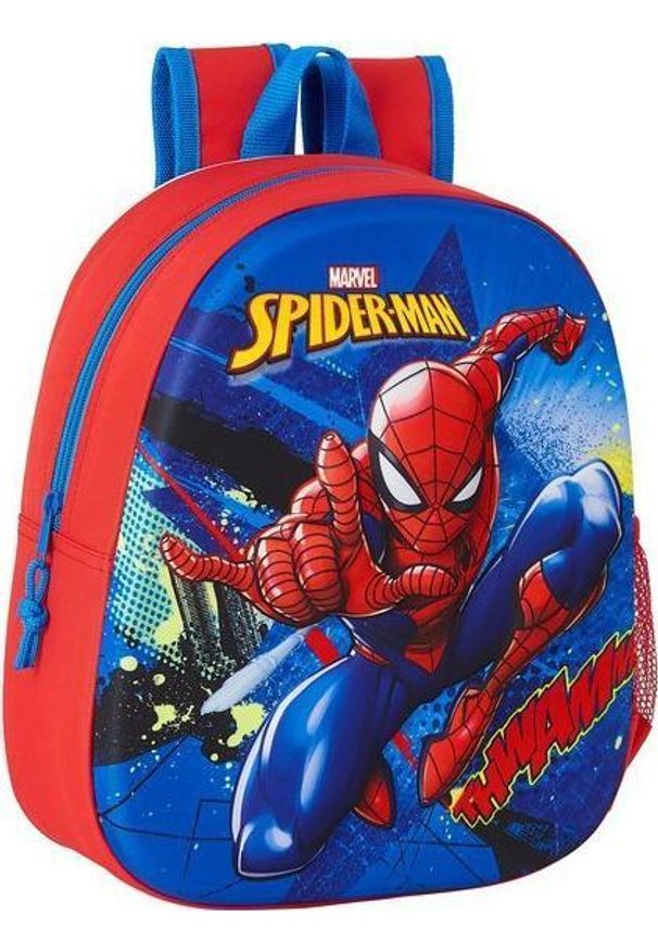 SPIDERMAN - Spiderman Plecak dziecięcy 3D Spiderman. Wzór: motyw z bajki