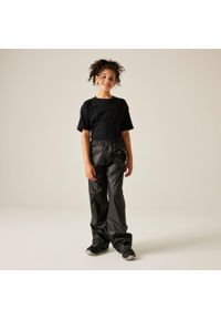 Regatta - Stormbreak Kids Wodoodporne spodnie. Kolor: czarny. Materiał: poliester. Sezon: lato. Sport: turystyka piesza #1