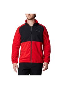 columbia - Bluza męska Columbia Sage Peak Fleece. Kolor: czerwony. Materiał: polar #1
