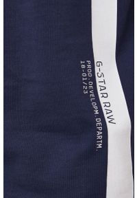 G-Star RAW - G-Star Raw t-shirt bawełniany kolor granatowy wzorzysty. Kolor: niebieski. Materiał: bawełna
