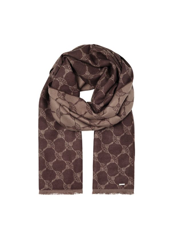 JOOP! Szal Felix 30022563 Brązowy. Kolor: brązowy. Materiał: wiskoza