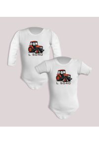 nikiniki - Kubota — body (Rozmiar: 12M; Długość rękawa: długi; Rodzaj nadruku: Kubota). Materiał: bawełna. Wzór: nadruk