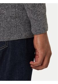Barbour Sweter Essential Tisbury MKN0844GY12 Szary Regular Fit. Kolor: szary. Materiał: wełna