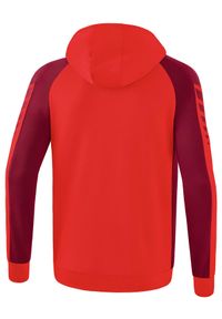 ERIMA - Kurtka z kapturem dla dzieci do treningu Erima Six Wings. Typ kołnierza: kaptur. Kolor: czerwony. Sport: fitness #2