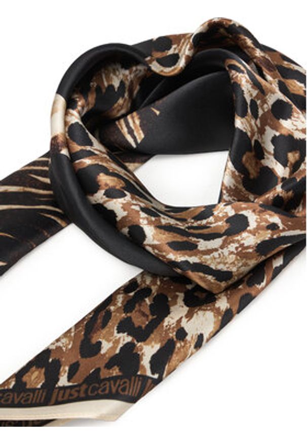 Just Cavalli Chusta 80RA2H01 ZG321 Beżowy. Kolor: beżowy. Materiał: jedwab