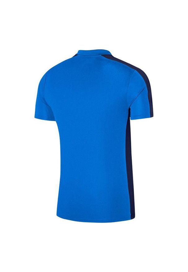 Nike - Męska Koszulka Polo Academy DriFIT. Typ kołnierza: polo. Kolor: niebieski