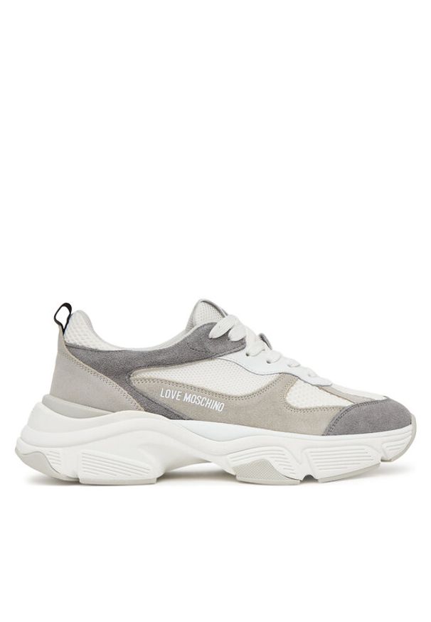 Love Moschino - LOVE MOSCHINO Sneakersy JA15246G1NIQF10A40 Kolorowy. Materiał: zamsz, skóra. Wzór: kolorowy