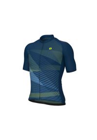 ALÉ CYCLING - Koszulka rowerowa męska Alé Cycling Solid Connect. Kolor: zielony, niebieski, wielokolorowy. Sport: kolarstwo #1