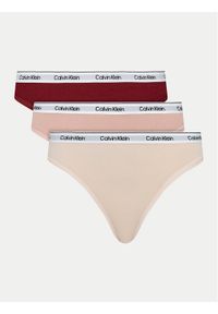 Calvin Klein Underwear Komplet 3 par fig klasycznych 000QD5207E Kolorowy. Materiał: bawełna. Wzór: kolorowy #1