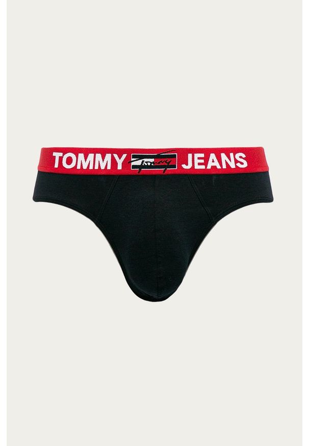 Tommy Jeans - Slipy. Kolor: niebieski. Materiał: bawełna