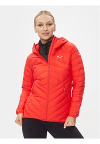 Salewa Kurtka puchowa Brenta 27884 Czerwony Regular Fit. Kolor: czerwony. Materiał: syntetyk, puch