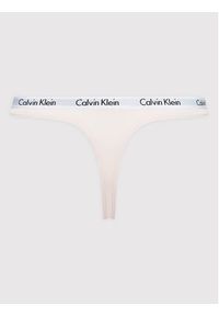 Calvin Klein Underwear Stringi 0000D1617A Różowy. Kolor: różowy. Materiał: bawełna #5