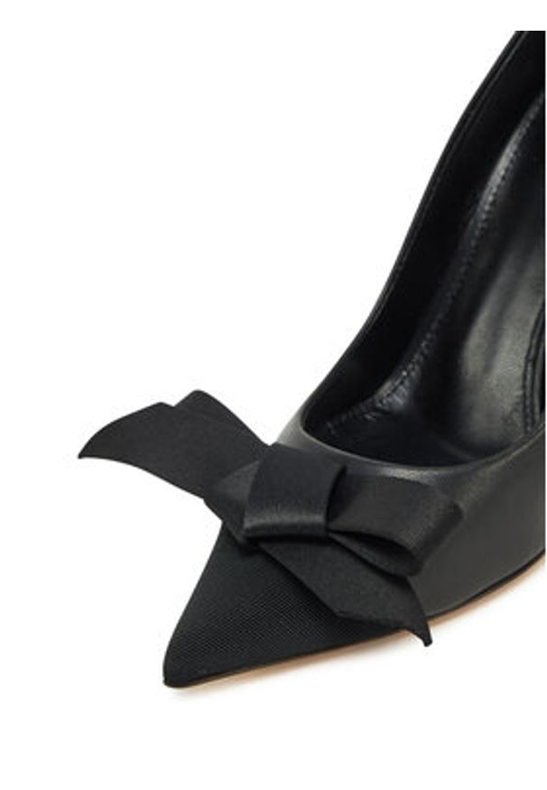 Elisabetta Franchi Szpilki SA-01L-51E2-V540 Czarny. Kolor: czarny. Materiał: skóra. Obcas: na szpilce