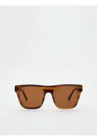 Reserved - Okulary przeciwsłoneczne Wayfarer - brązowy. Kolor: brązowy