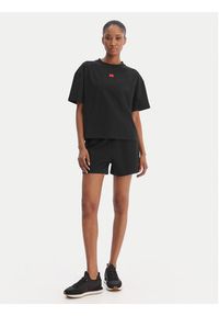 Hugo - HUGO T-Shirt Signature 50556807 Czarny Regular Fit. Kolor: czarny. Materiał: bawełna #2