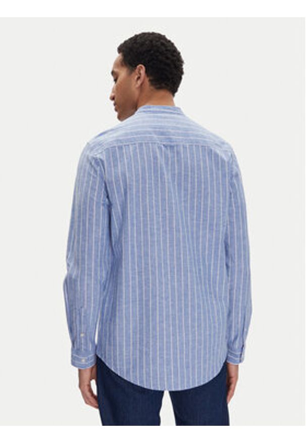 Tommy Jeans Koszula DM0DM20893 Niebieski Regular Fit. Kolor: niebieski. Materiał: bawełna