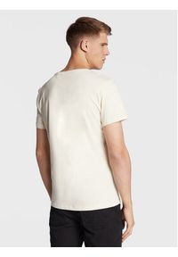 Blend T-Shirt 20714545 Beżowy Regular Fit. Kolor: beżowy. Materiał: bawełna #3