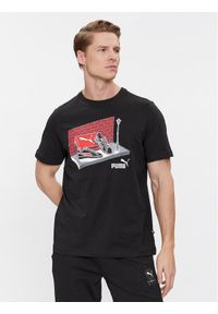 Puma T-Shirt Graphics Sneaker Box 680175 Czarny Regular Fit. Kolor: czarny. Materiał: bawełna #1