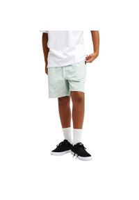 Quiksilver - Spodenki z elastyczną talią dla Chłopcy TAXER Niebieski. Kolor: niebieski. Materiał: bawełna, tkanina. Długość: krótkie. Sezon: lato #1