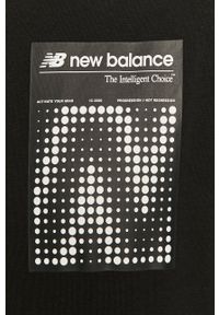 New Balance - Bluza. Okazja: na co dzień. Kolor: czarny. Wzór: nadruk. Styl: casual #2