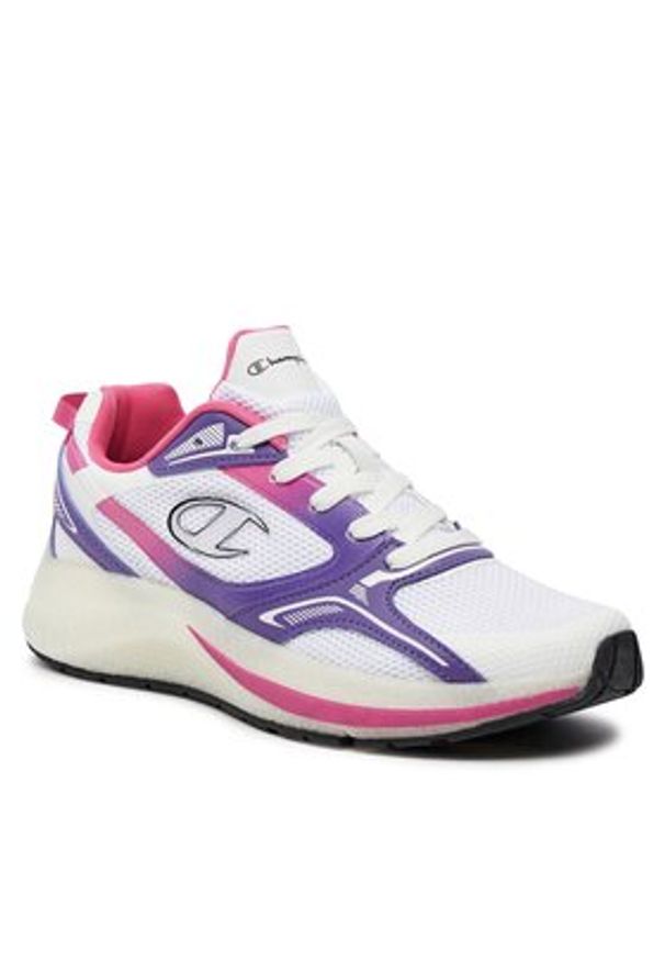 Champion Sneakersy Vibe Low Cut Shoe S11672-CHA-WW015 Biały. Kolor: biały. Materiał: skóra