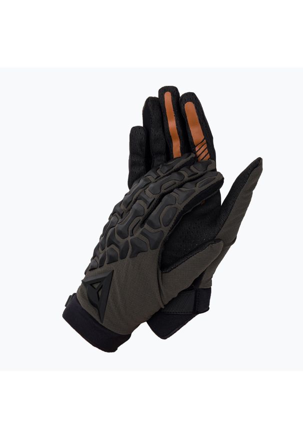 DAINESE - Rękawiczki rowerowe Dainese HGR GLOVES EXT. Kolor: żółty, wielokolorowy, pomarańczowy, zielony