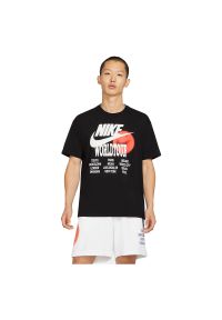 Koszulka męska Nike Sportswear DA0937. Materiał: materiał, bawełna. Długość rękawa: długi rękaw. Długość: krótkie. Wzór: nadruk, napisy #4