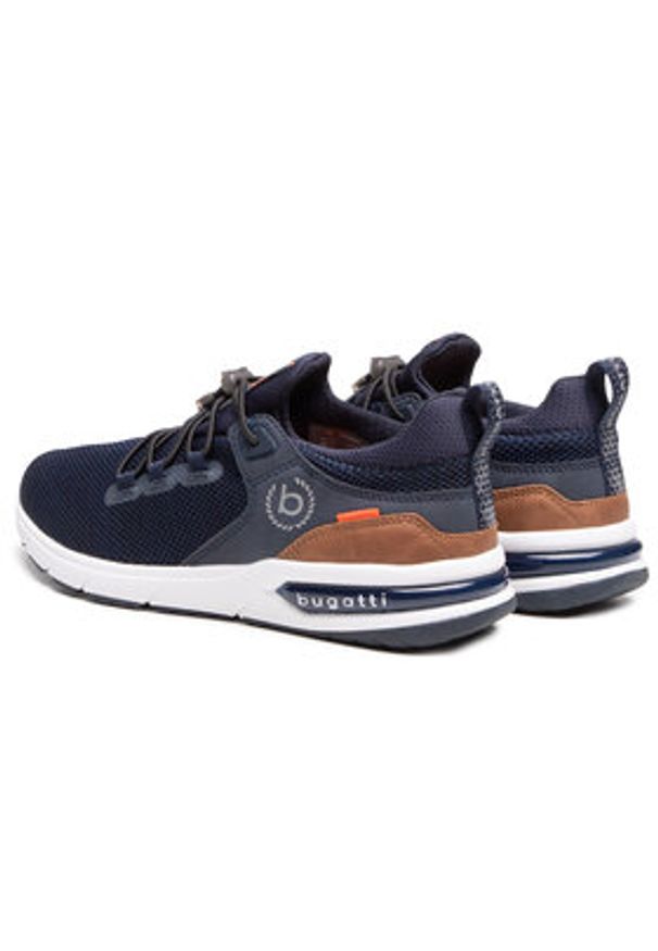 Bugatti Sneakersy 342-65860-6900-4100 Granatowy. Kolor: niebieski. Materiał: materiał