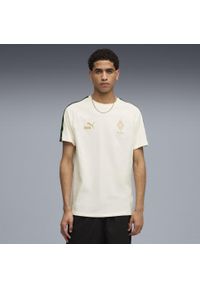 Puma - Męska koszulka Borussia Mönchengladbach KING PUMA Warm White Gold. Kolor: biały, wielokolorowy, żółty. Sport: piłka nożna