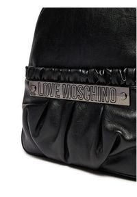 Love Moschino - LOVE MOSCHINO Plecak JC4290PP0LKB0000 Czarny. Kolor: czarny. Materiał: skóra