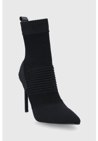 Steve Madden - Botki Diligent. Kolor: czarny. Obcas: na obcasie, na szpilce. Wysokość obcasa: średni #4