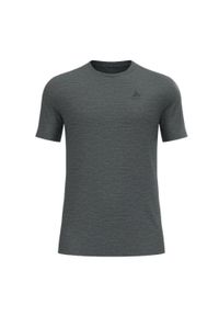 Odlo - Koszulka męska ODLO Merino 160 BL Top - 100% wełna merino, krótki rękaw. Kolor: szary. Materiał: wełna. Długość rękawa: krótki rękaw. Długość: krótkie