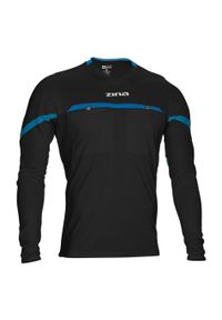 Koszulka sędziowska męska ZINA Salva z długim rękawem. Kolor: czarny. Długość rękawa: długi rękaw. Długość: długie. Sport: piłka nożna #1