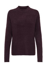 only - ONLY Sweter Camilla 15277080 Fioletowy Regular Fit. Kolor: fioletowy. Materiał: syntetyk