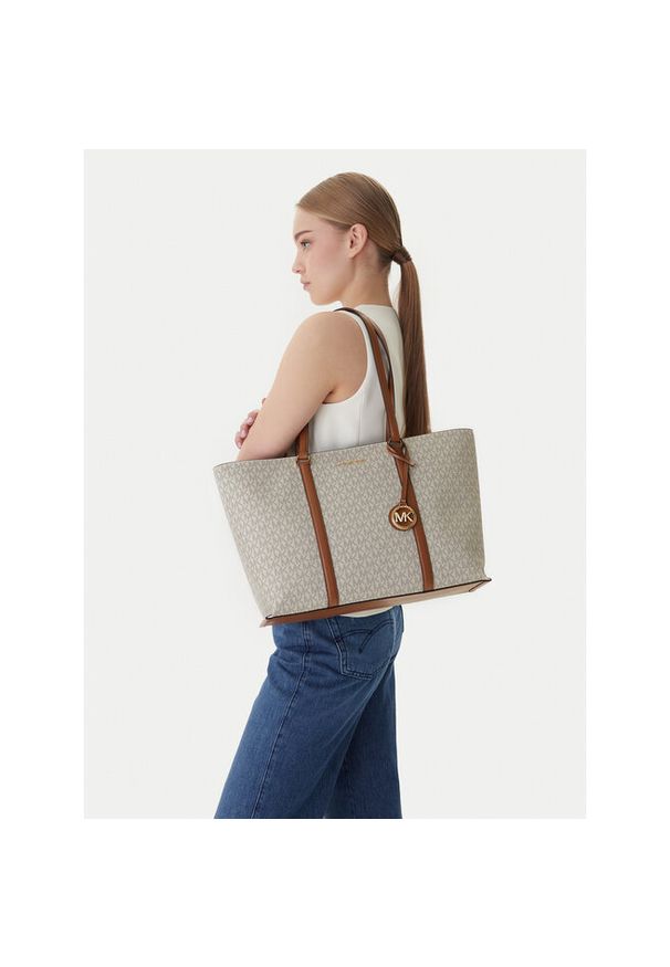 Torebka MICHAEL Michael Kors. Kolor: beżowy