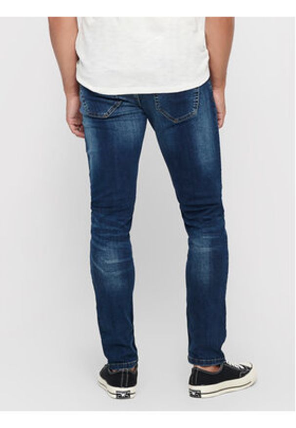 Only & Sons Jeansy Weft 22005076 Granatowy Regular Fit. Kolor: niebieski