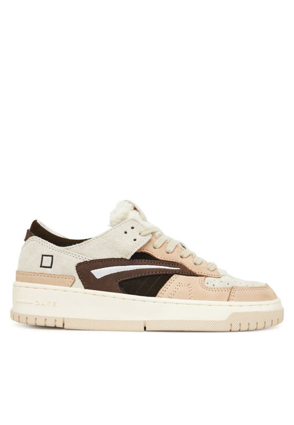 D.A.T.E. Sneakersy Torneo Pop W431-TO-PO Szary. Kolor: szary. Materiał: skóra