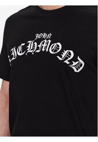 John Richmond T-Shirt Levadia RMP23232TS Czarny Regular Fit. Kolor: czarny. Materiał: bawełna #5