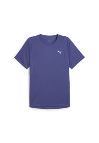 Puma - Męska koszulka do biegania VELOCITY PUMA Blue Crystal. Kolor: fioletowy, niebieski, wielokolorowy. Sport: bieganie