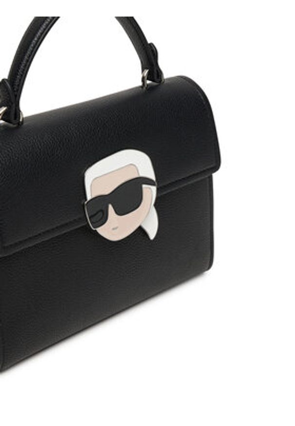 Karl Lagerfeld - KARL LAGERFELD Torebka A3W30325 Czarny. Kolor: czarny. Materiał: skórzane