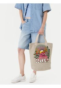 Roxy Plecak Drink The Wave ERJBP04876 Beżowy. Kolor: beżowy. Materiał: materiał, bawełna