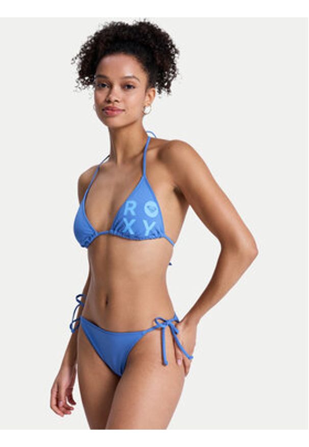 Roxy Bikini Solid Essentials ERJX203595 Niebieski. Kolor: niebieski. Materiał: syntetyk