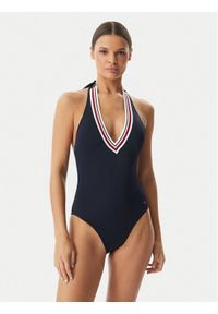 TOMMY HILFIGER - Tommy Hilfiger Strój kąpielowy UW0UW06356 Granatowy. Kolor: niebieski. Materiał: syntetyk #1