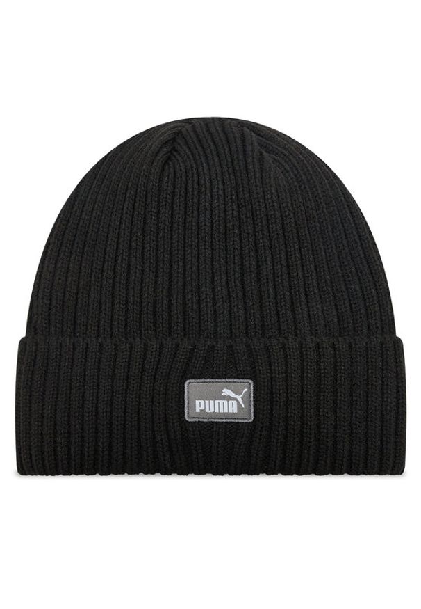 Puma Czapka Classic Cuff Beanie 024826 01 Czarny. Kolor: czarny. Materiał: poliester, materiał