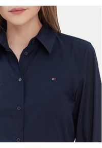 TOMMY HILFIGER - Tommy Hilfiger Koszula WW0WW43577 Granatowy Regular Fit. Kolor: niebieski. Materiał: bawełna #2