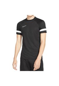 Koszulka męska piłkarska Nike Dri-FIT Academy CW6101. Materiał: materiał, poliester, skóra, tkanina. Długość rękawa: krótki rękaw. Technologia: Dri-Fit (Nike). Długość: krótkie. Sport: piłka nożna #1