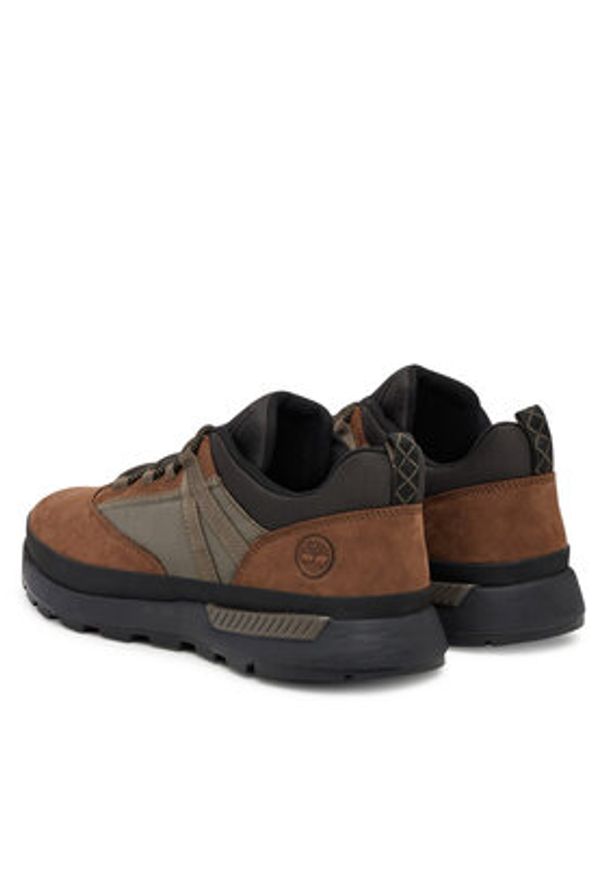 Timberland Sneakersy Euro Trekker Low Lace TB0A6DP5EUW1 Brązowy. Kolor: brązowy. Materiał: nubuk, skóra