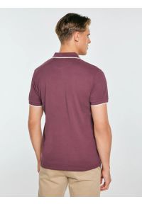 Big-Star - koszulka męska polo bordowa seller 604. Typ kołnierza: polo. Kolor: czerwony. Materiał: bawełna, sztruks, jeans, dzianina. Wzór: haft. Sezon: jesień. Styl: sportowy, elegancki, klasyczny #2